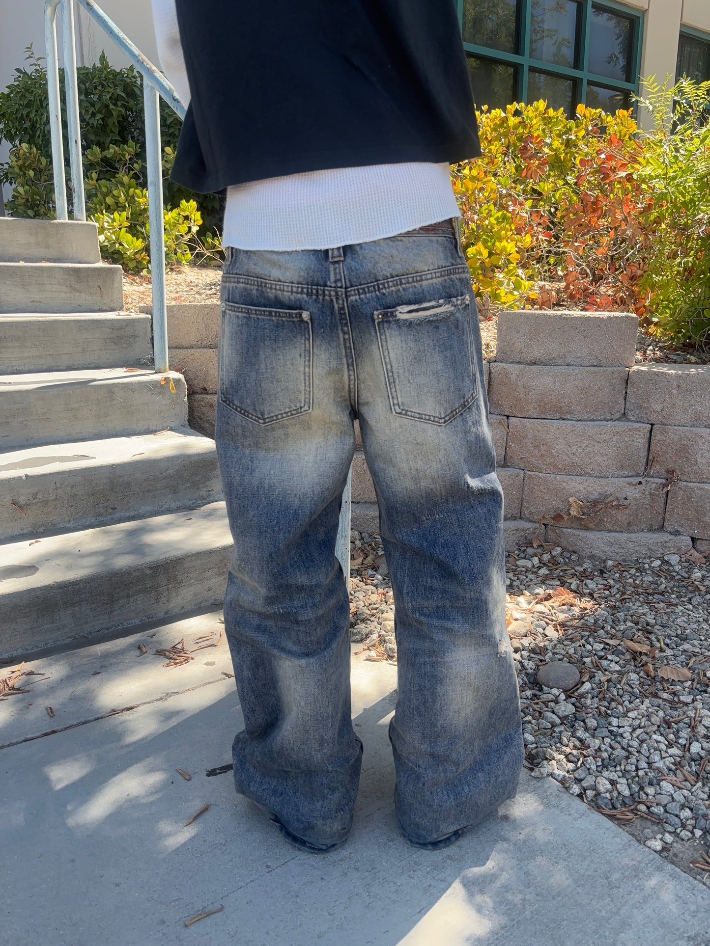 "Scarred" Bootcut Distressed Denim PRE-ORDER